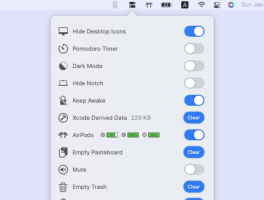 OnlySwitch 2.3.3 发布，Mac 菜单栏应用程序 